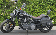 Steve's '15 Harley-Davidson Dyna Street Bob w/ Side Pocket Leather Motorcycle Saddlebags
