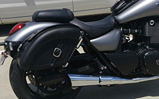 Matt Domke’s 2014 Triumph Thunderbird Storm w/ Quarter Circle Motorcycle Bags