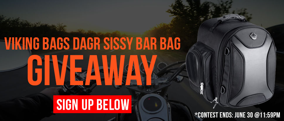 vikingbags dagr motorcycle sissy bar bag