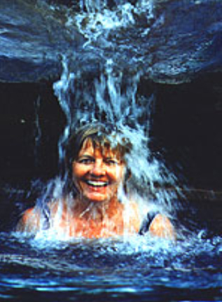 Being under a Waterfall is FUN Being under a Waterfall is FUN