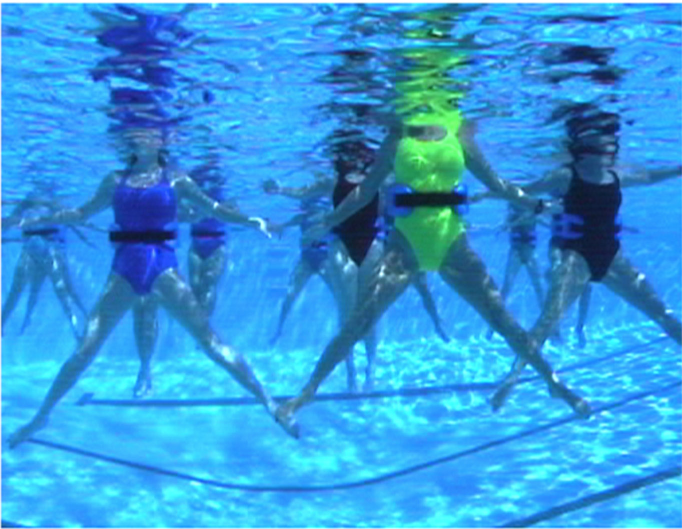 Deep water aqua discount aerobics