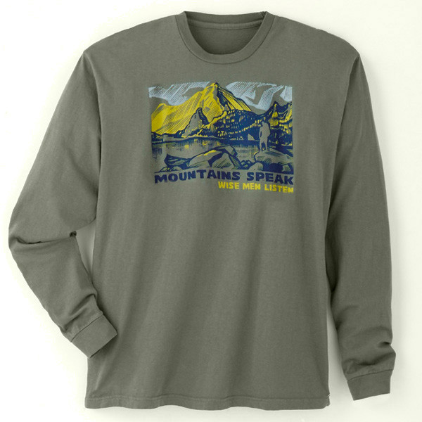 Mountain Speak Men's Organic Long Sleeve T-Shirt