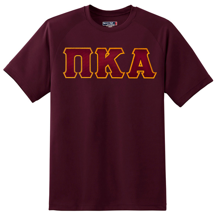 Fraternity & Sorority Sport Tek Dry Zone Lettered T-Shirt
