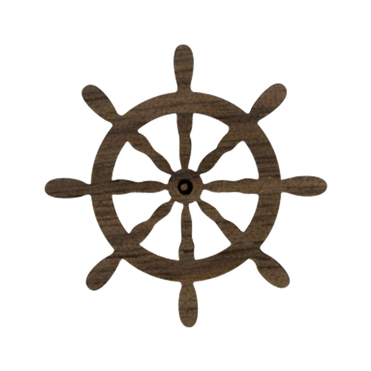 Wooden Captain’s Wheel Symbol