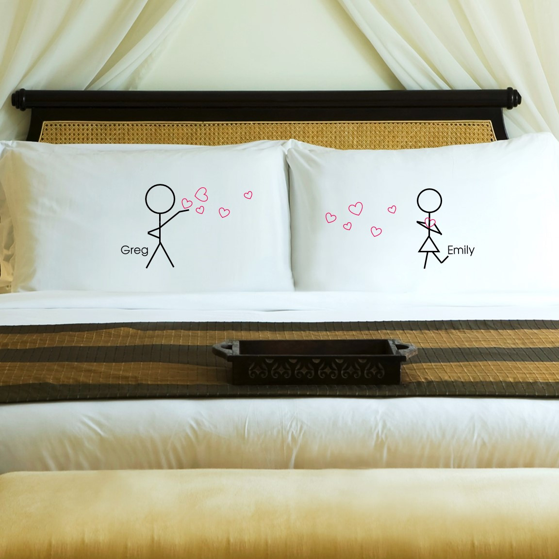 Personalized Love Couple Pillow Cases | Romantic ...