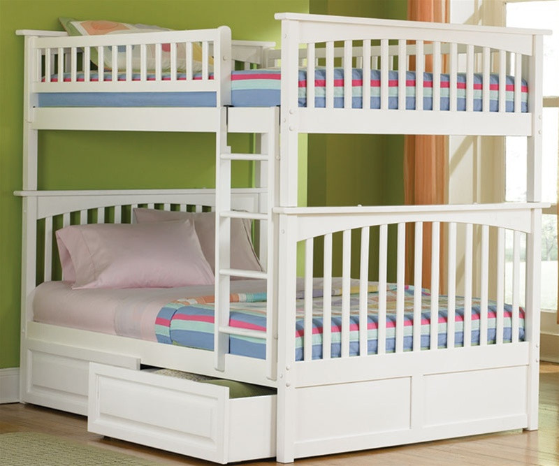 atlantic furniture columbia model full size bunk bed kids bedroom