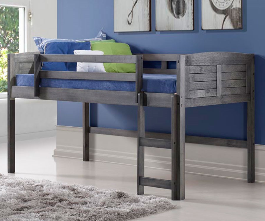 kids low loft bed single louver low loft bed antique grey donco trading dt790aag amherst 790aag kids kids low loft bed single louver low loft bed antique grey donco trading dt790aag amherst 790aag kids