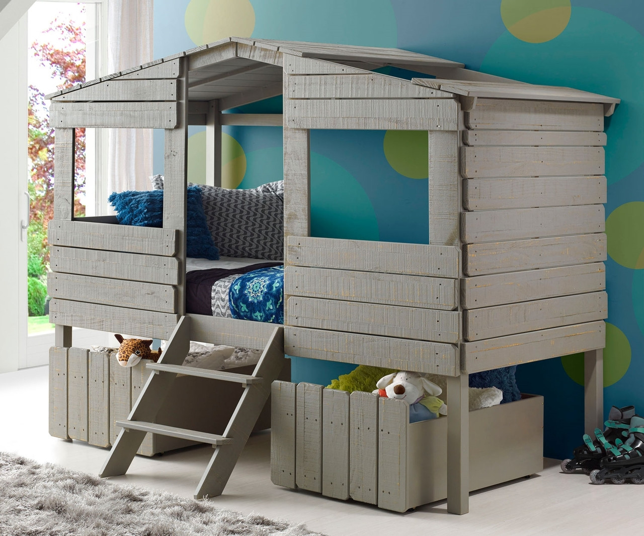 rustic kids furniture baseball bat tree house loft bed twin size grey donco trading dt1380tlrg my hideaway low in rustic finish 1380tlrg rustic kids furniture baseball bat tree house loft bed twin size grey donco trading dt1380tlrg my hideaway low in rustic finish 1380tlrg