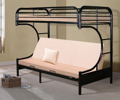 black metal bunk bed metal tube donco cshaped futon bunk bed black trading dt45093bk metal in finish 45093bk black metal bunk bed metal tube donco cshaped futon bunk bed black trading dt45093bk metal in finish 45093bk