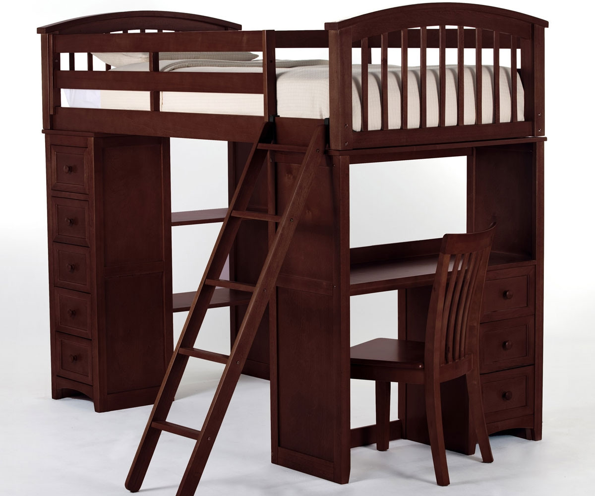 orlando furniture fl warehouse Kids Kids NE School loft Cherry NE  Loft  House Bed  4080