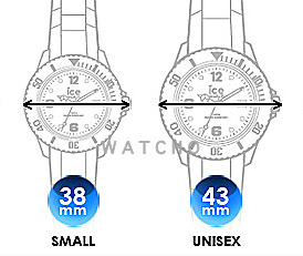 ice watch replacement links bracelet white solid watches size guide