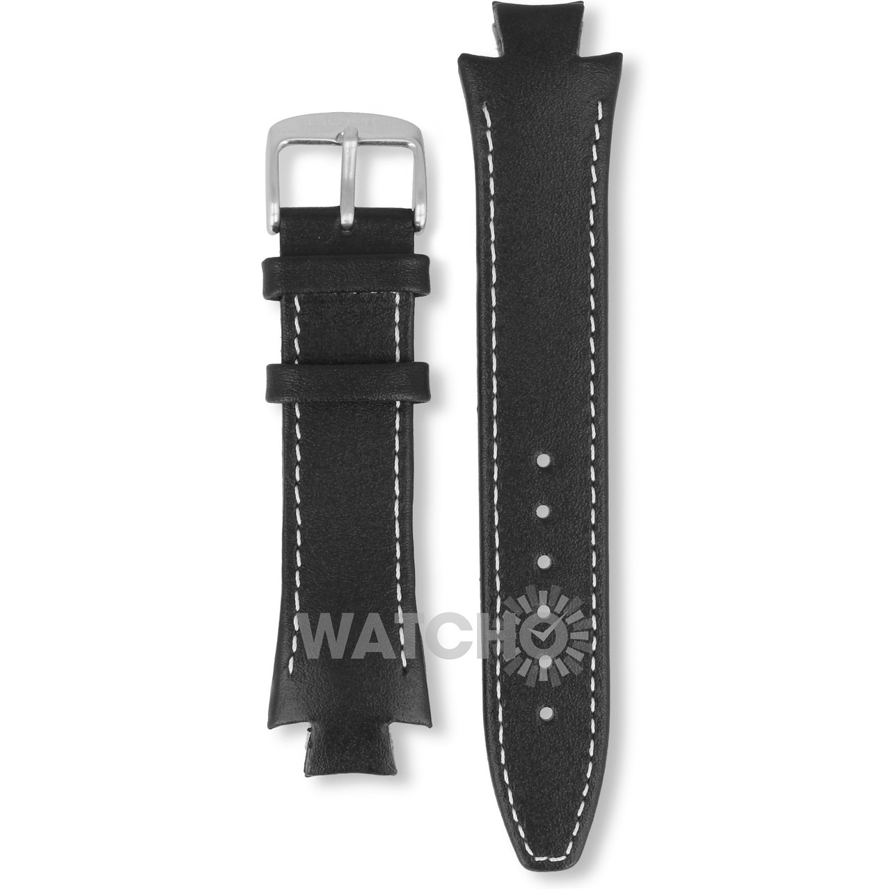 Replacement Strap For Lacoste 3510G Black Genuine Leather