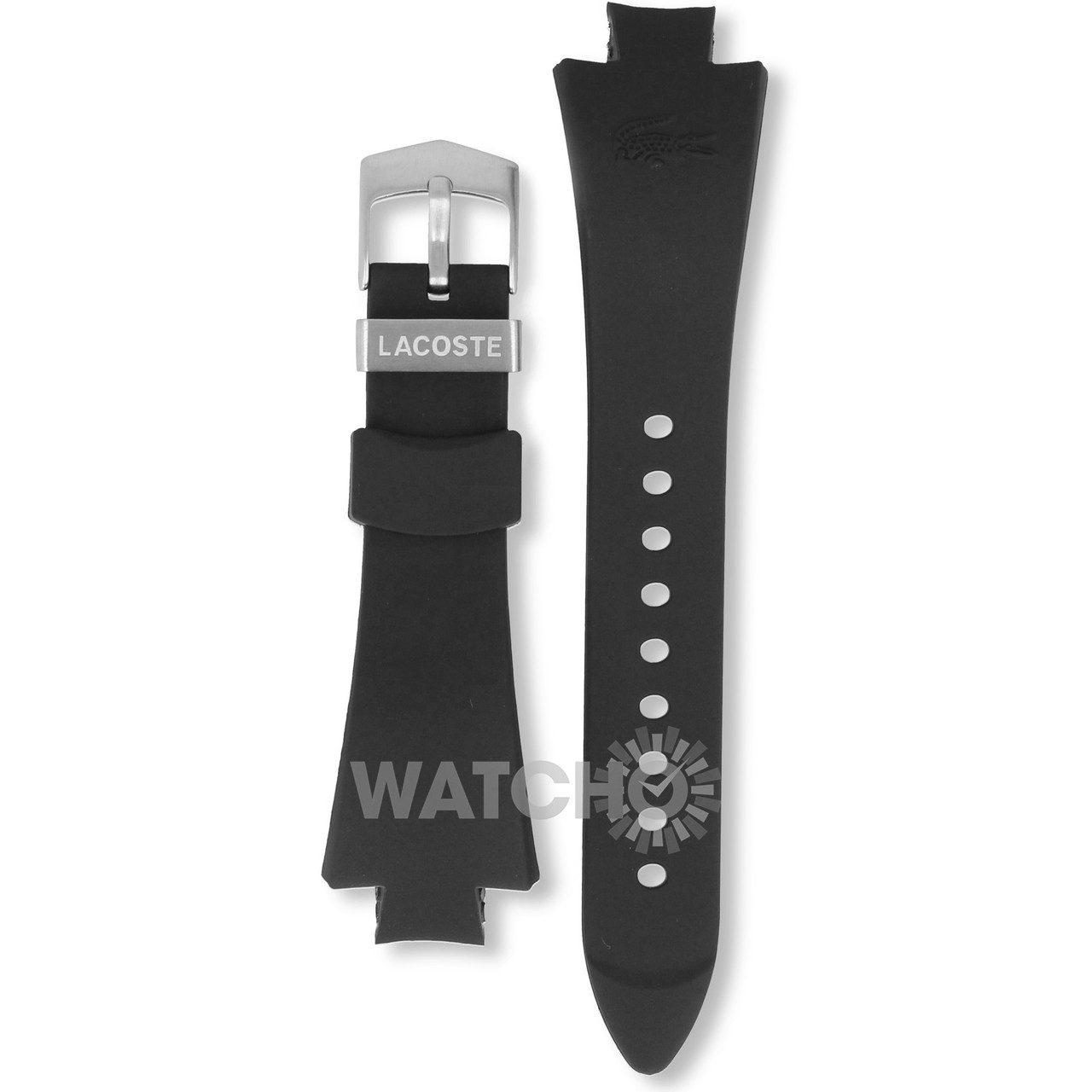 Replacement Strap For Lacoste 3510G Black Rubber
