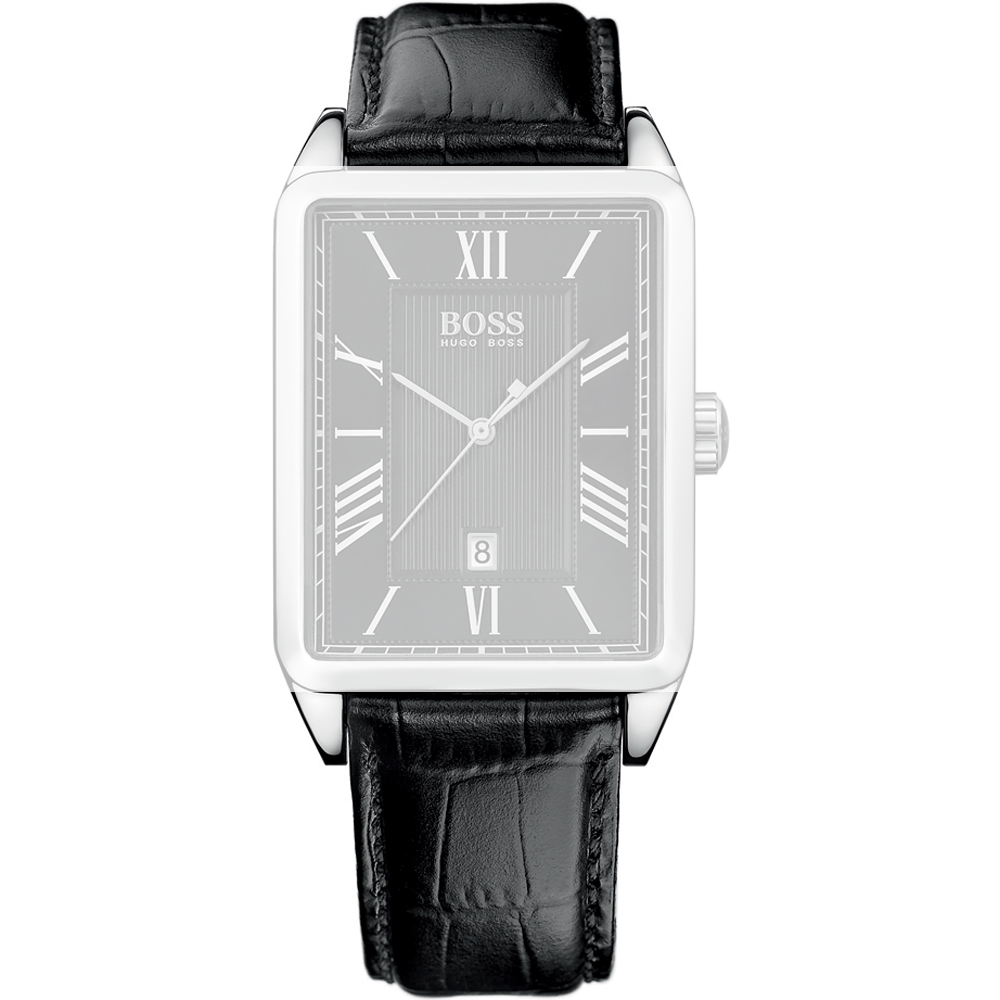 Hugo Boss Replacement Strap Black Genuine Leather 22mm Hugo Boss Replacement Strap Black Genuine Leather 22mm