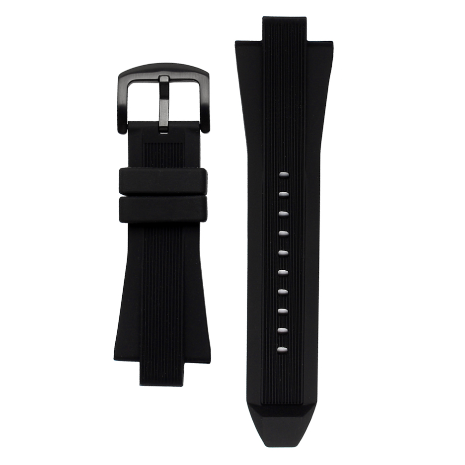 Michael Kors Replacement Watch Strap Black Rubber For MK8152 WatchO