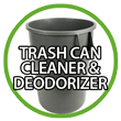 Absolutely Clean® Outdoor Deodorizer uses power enzymes to make cleaning and deodorizing trash cans quick and easy.