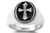 Knights of Templar Cross - 3D Celtic Cross Freemason Ring - 316L Stainless Steel Band