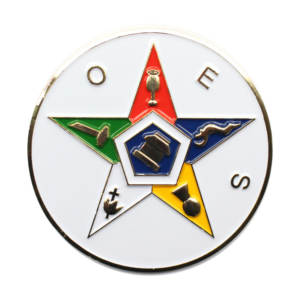 Order of the Eastern Star Car Bumper Decal - Masonic Car Emblem for OES ...