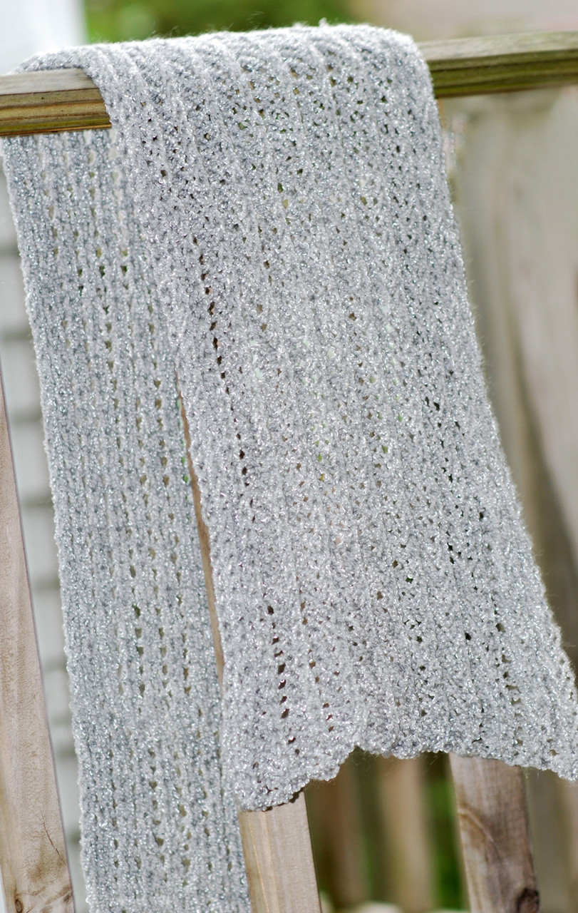 Double Knit Lace Shawl - http://www.knittingboard.com/