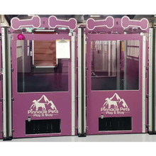 Custom Dog Kennel Gates.