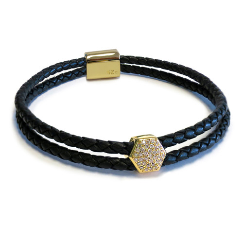 Pave Nut Necklace Gold - Liza Schwartz Jewelry
