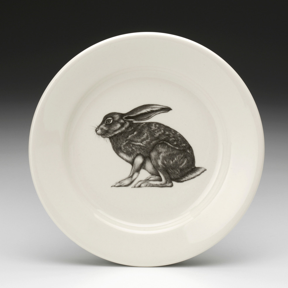 Bread Plate: Crouching Hare - Laura Zindel Design