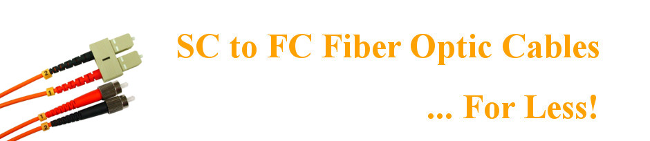 SC to FC Multimode Fiber Optic Cables