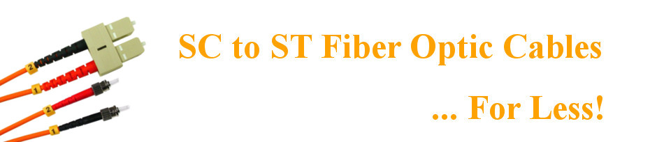 SC to ST Fiber Optic Patch Cables