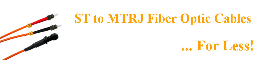 MTRJ ST Fiber Optic Cables OM1 Duplex Multimode