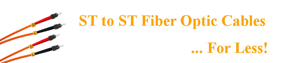 Multimode ST Fiber Optic Cables