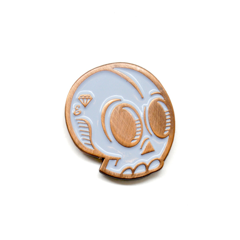 Epic Skull Enamel Pin