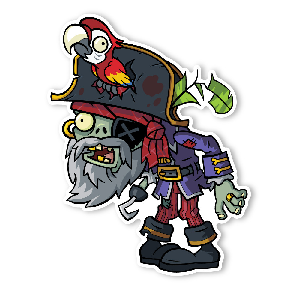Plants vs. Zombies 2: Pirate Captain Zombie - Walls 360