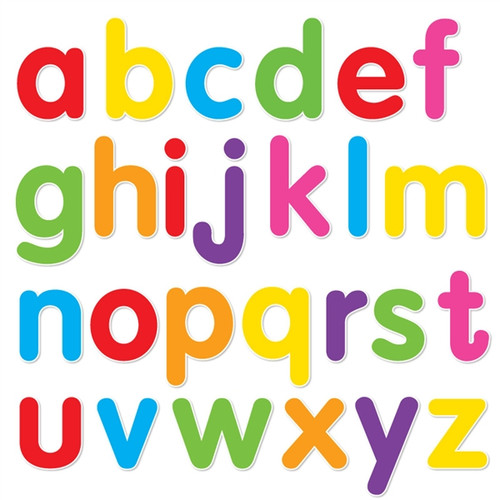 Alphabet Set II (Lowercase Mixed Colors) - Walls 360