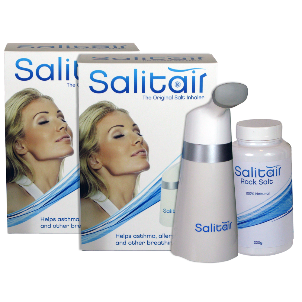 Salitair Salt Inhaler for Salt Therapy at Home Four Square