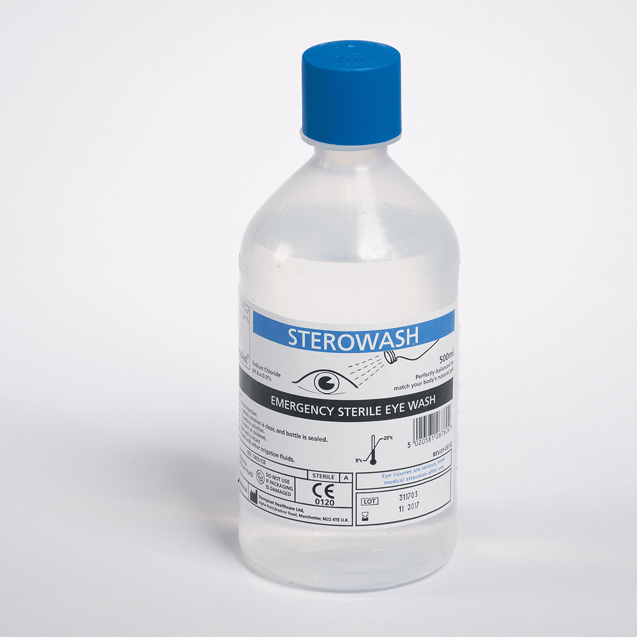 Eye Wash Saline Solution Bottle 500ml Four Square Healthcare Ltd