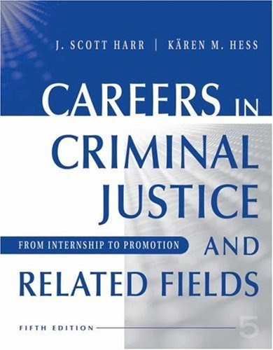 Careers In Criminal Justice J Scott Harr American Book Warehouse