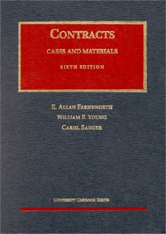 Contracts Cases And Materials By E Allan Farnsworth