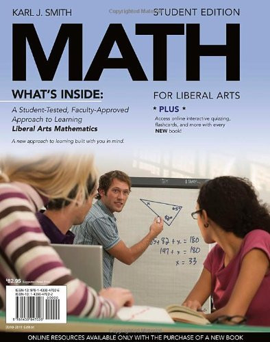 math for liberal arts by karl j smith american book