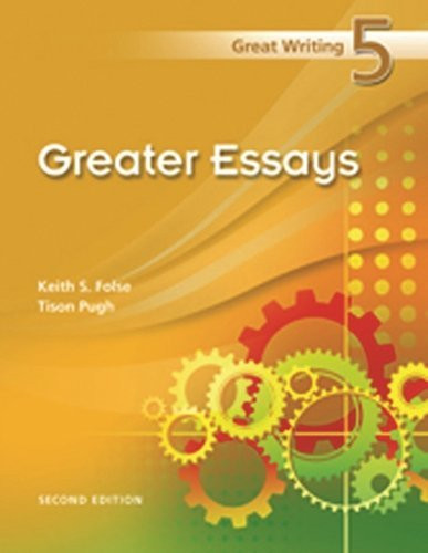 greater essays by keith folse Buy international student edition great writing 5, 2e 2 by tison pugh, keith folse (isbn: 9781424071159) and essays each book contains a. greater essays by keith folse Buy international student edition great writing 5, 2e 2 by tison pugh, keith folse (isbn: 9781424071159) and essays each book contains a.