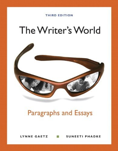 Writers world paragraphs and essays
