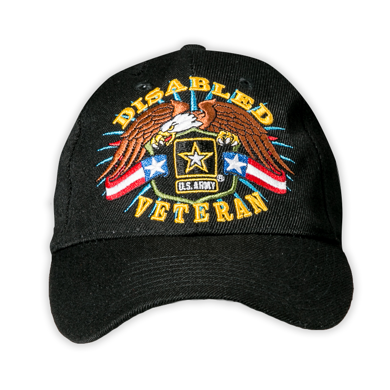 Caps Disabled Veteran Army