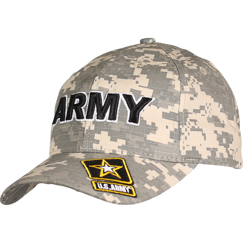 MADE IN USA Caps Digital Camo Army
