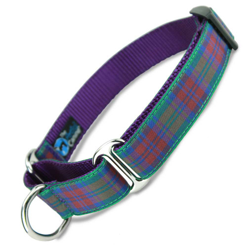 Plaid Martingale dog Collar, Lindsay Tartan, Limited Slip, Safety Collar