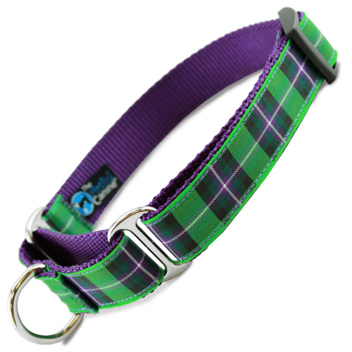 Purple Plaid Dog Collar Purple Plaid Dog Collar