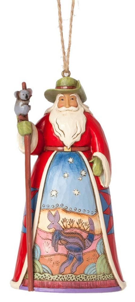 jim shore for enesco heartwood creek australian santa koala bear christmas ornament
