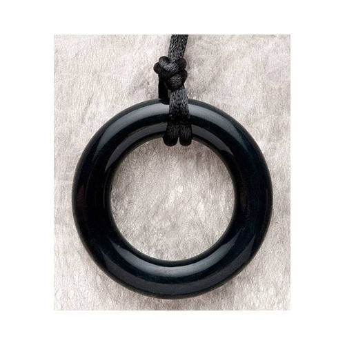 Smart Mom Teething Bling Ring Pendant Teething Necklace (Onyx Ring) Our Pampered Home