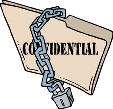 We take customer confidentiality very seriously Confidential logo