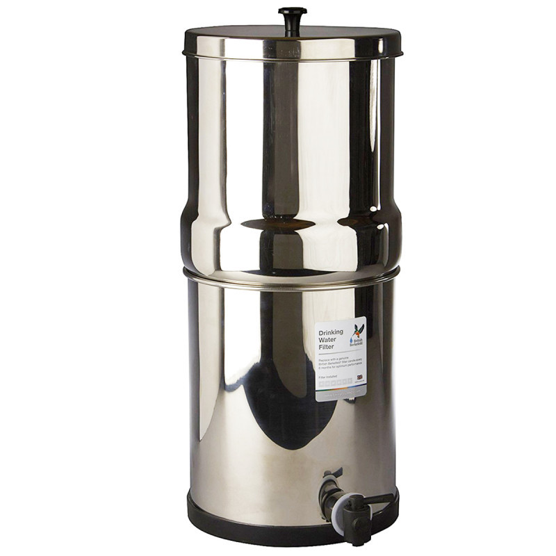 British Berkefeld SS2 Stainless Steel Table Top Filter System Andrew