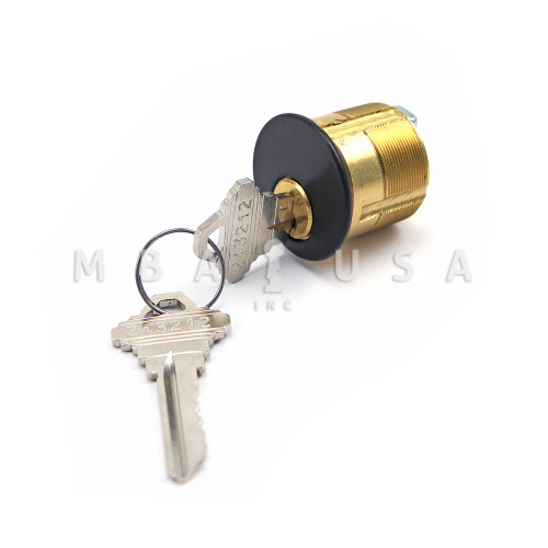 Mortise Cylinder 15/16” Schlage Adams Rite Cam/Tailpiece Bronze KD