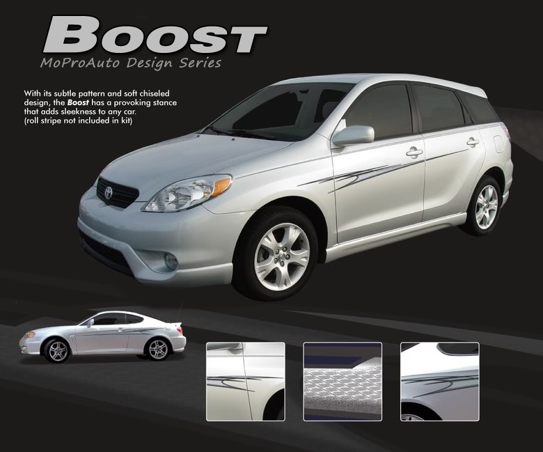 BOOST MoProAuto Pro Design Series Vinyl Graphics and Decals Kit